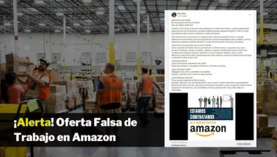 Oferta Falsa de Trabajo en Amazon